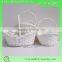 cheap 3 tier wicker gift basket empty