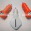 factory supply dual USB car charger 5V2.1A 5V3.1A