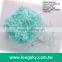 (X-125) 2016 fancy light green color pom-pom feather yarn for knitting scarf