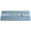 IP68 chemical resistance membrane keyboard with trackball mouse combo