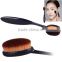 Cosmetic Makeup Face Powder Blusher Toothbrush Curve Foundation Brush, Oval Makeup Brush Beauty Cosmetics