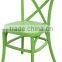Resin X back chair factory
