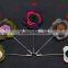 handmade colorful lapel flower pin/ brooch pin for men's party/accessories flower pins