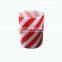 flameless flicking red helix decorative wax led candle with timer function