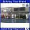 newest melamine store display in shopping mall offer installation