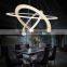 High Power Acrylic Pendant Light 3 Circles Modern Pendant Light for the Hotel