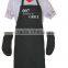 BBQ Apron with Retractable Oven Gloves