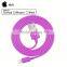 MFi certification 3ft 8pin round data cable for i5
