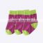 Customized newborn rubber sole baby socks shoes