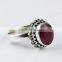 Paradise !! Ruby 925 Sterling Silver Ring, Gemstone Silver Jewellery, Handmade Silver Jewellery