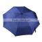 High Quality Automatic Open and Close Curved Handle 3 Fold Umbrella