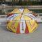 Cheap 190t polyester pongee ruffle trim umbrella