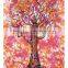 Tree of Life Tapestry Wall Hanging Twin Cotton Bedspread Green Bohemian Indian Tapestries Wholesale Exporter Bedding Single Dorm