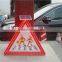 Solar Road Safety reflective traffic flash warning triangle