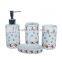 4pcs ceramic bathroom accessories