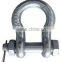 Bow shackle for chain