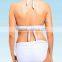 Hot sale plus size fat women in white bikini swimwear