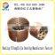self lubricating bimetal bushing with graphite , Bronze wrapped bushing
