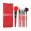 Professional 7 pcs Paintbrushes Makeup Brushes Set Tools Make-up You Toiletry Kit Wool Famous Brand Brush Set Case Free Shipping