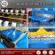 High Speed Hydraulic Motor Drive Color Steel Trapezoid Roof Roll Forming Machine