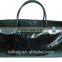 High quality fashion men's leather shoulder bags CROC pu messenger men bag