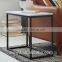 Foshan shunde factory home metal furniture small marble beside table