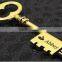 Gold and silver Good looking key shape usb stick 2gb factory/manufacturer/wholeseller in Shenzhen