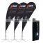 High Quality Tear Drop Flying Banner Stand, Cross Base Banner Stand