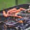 Home & Garden Silicone Laser Logo 430 Handle Stainless Steel Set of 3 BBQ Tong