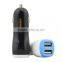 the most fashion portable dual usb car chargers for smartphone