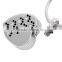 SRP8383 High Quality Manufacturer Pet Memorials 8-Crystal Paw Print Heart Stainless Steel Pendant