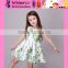 top quality cartoon baby kids traditional dresses satin material sweet girl white ball gown dresses for kids