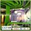 Artificial for green wall crafts/decor artificial grass with flower/artificial wall decoration green fence wall