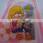custom cartoon letter shaped pencil sharpener with pencil football eraser