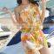 BSC095 Hot pretty women one piece printing skirt bikini swimwear