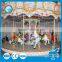 Hot sale manufacture amusement carousel ride theme park merry go round for sale