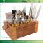 DT002 Special Bamboo Lattice Flatware Caddy/Cutlery and Utensil Holder