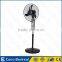 Carro Electrical 16inch 12v 15w dc solar standing fan with LED
