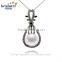 925 silver white freshwater pearl pendant 9mm AAA button freshwater original pearl pendant