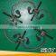 wrought iron fence components