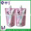 Made in china liquid stand up pouch with spout spray nozzle spout pouch