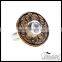 Chameleon 316L Stainless Steel Antique Forged Assembly Ring with Screw Design Plate