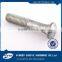 Carbon steel roofing bolt with hex nut