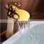 hot tap and construction, hotel basin faucet, sanitary ware gold faucet waterfall tap