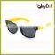 Colorful Frame Two Tone comfortable Promotional Plastic Sports Sunglasses