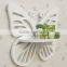 Good quality hot sale modern wood plastic material carved display shelf