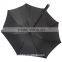 Plain black automatic open durable strong golf umbrella