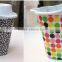 black plastic bucket