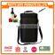 Wine Carrier Bag Carrying Tote Bags Picnic Cooler Insulated Travel Wine Case Black