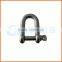 Factory Price Customized d Shackle With Knurled Pin